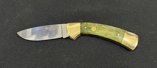 Navaja Boker 3000, Cachas de Hueso Verde