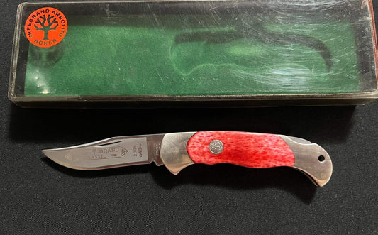 Navaja Boker Scout, Cachas de Hueso Rojo